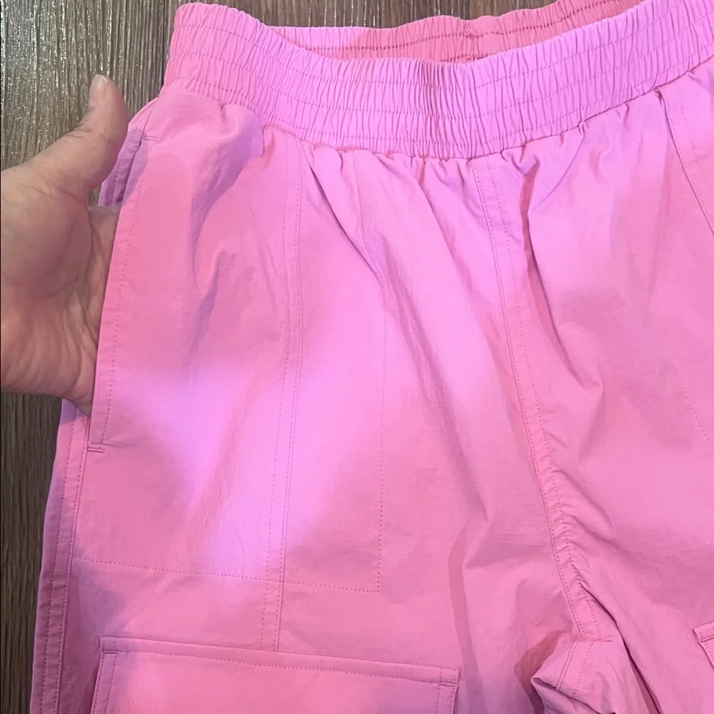 Vibrant Pink Elastic Waist Pants - Picture 5 of 15